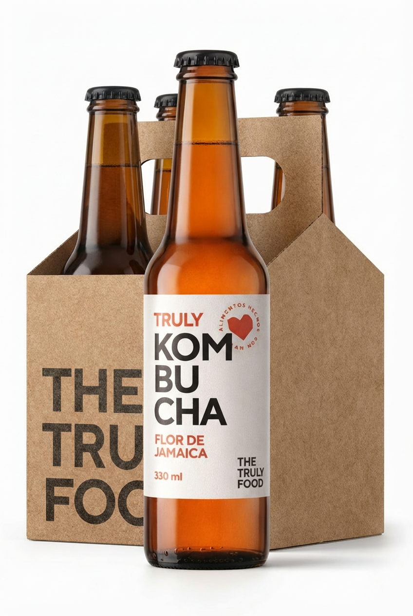 FOURPACK KOMBUCHA FLOR DE JAMAICA